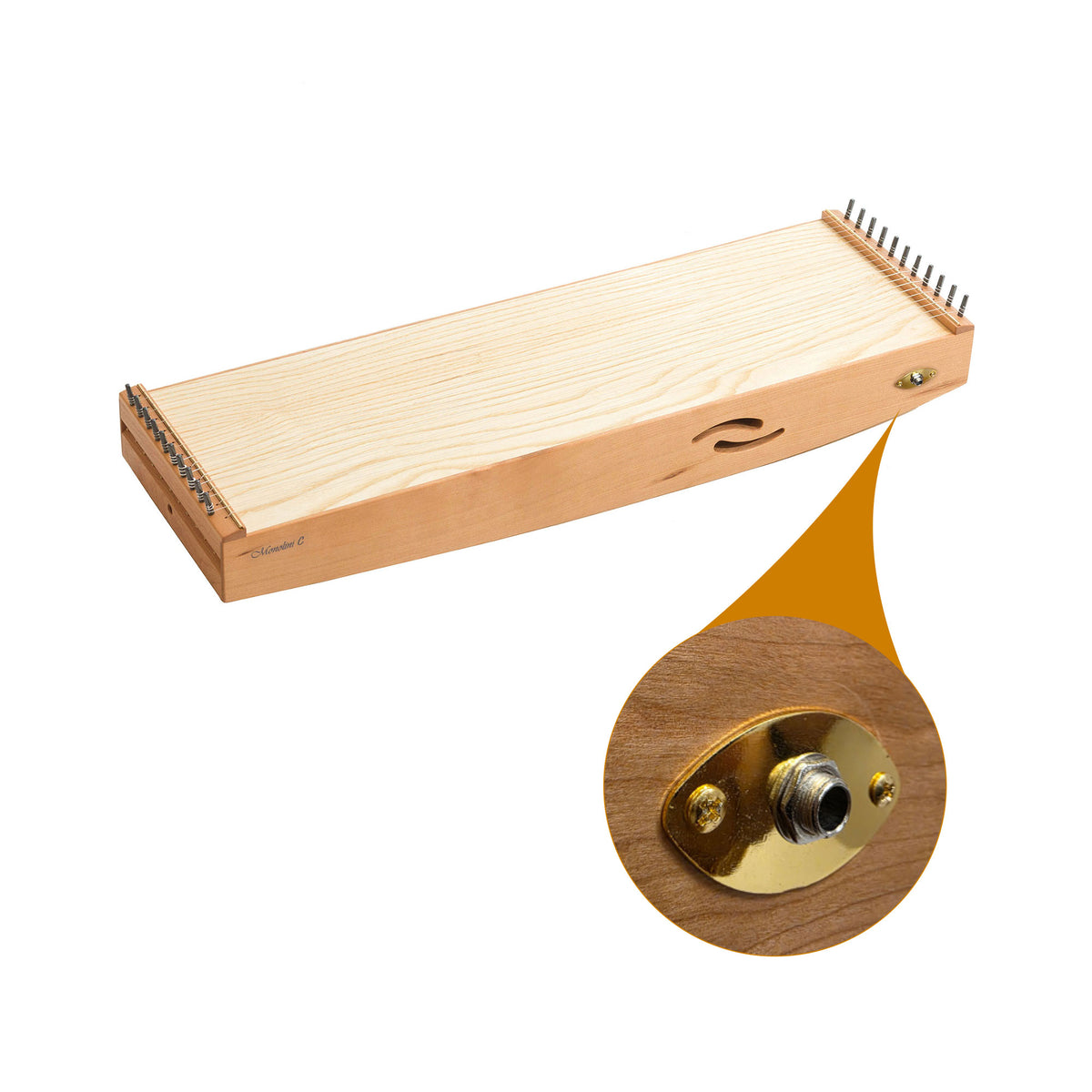 Eingebauter Tonabnehmer für Monolini Monochord, ohne Vorverstärker