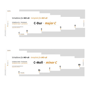 Template with fold for MO-28XL-C