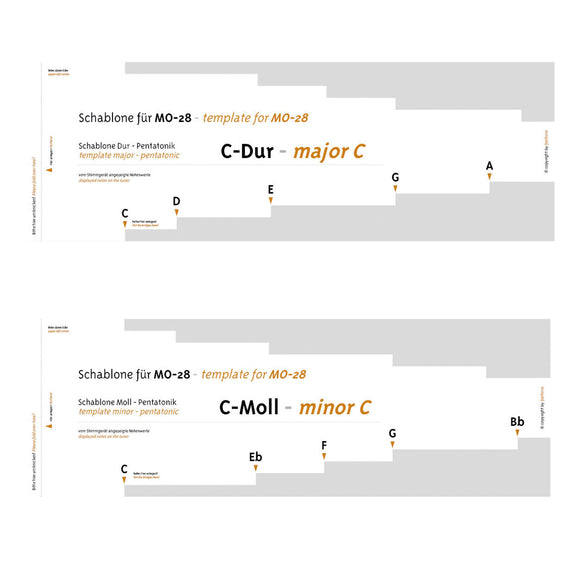 Template with fold for MO-28XL-C