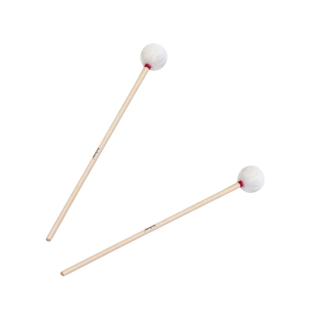 Schlägel Paar, Wollvlieskopf ø 4,5cm / 38cm