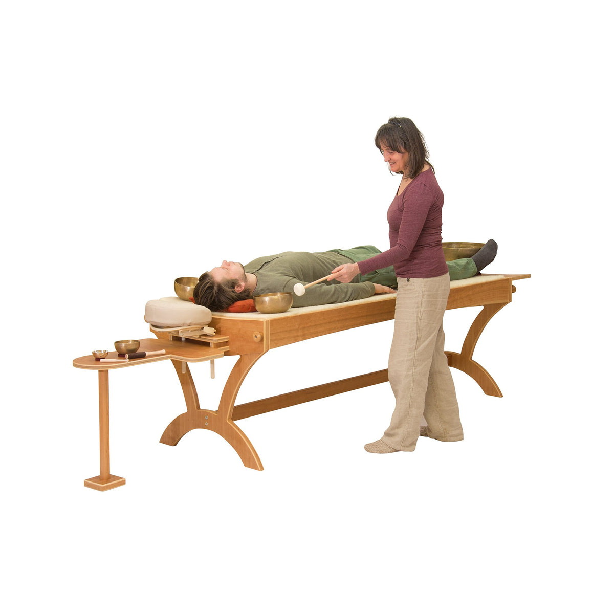 Oktav-Klangmassageliege, Komplettangebot für Klangtherapie