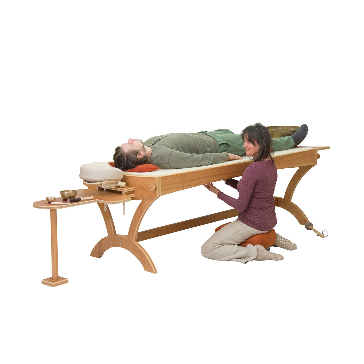 Oktav-Klangmassageliege, Komplettangebot für Klangtherapie