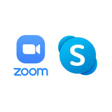 Zoom und Skype