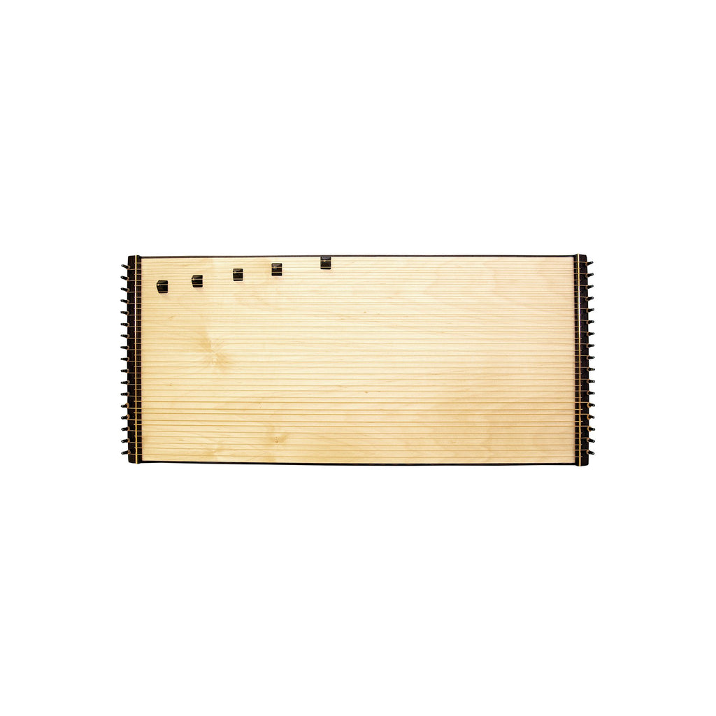 Monochord Ebony & Ivory, Draufsicht