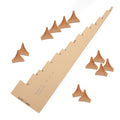 Reiter und Schablone, großes Konzertmonochord