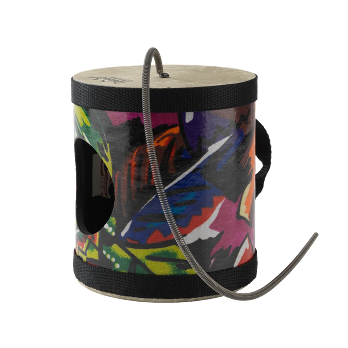 Spring Drum, groß, doppelseitiges Fell, bunt