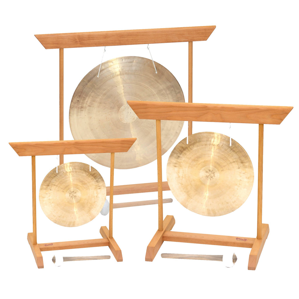 Mittlere Feng-Gongs mit Buche-Ständer