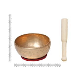 Kleine Klangschalen Nepal 200-1000g mit Filzring & Schlägel