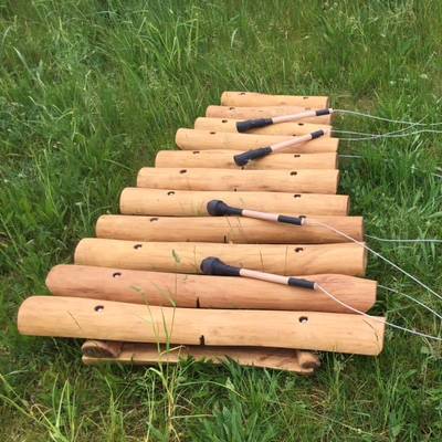 Outdoor Waldxylophon, 11 Töne