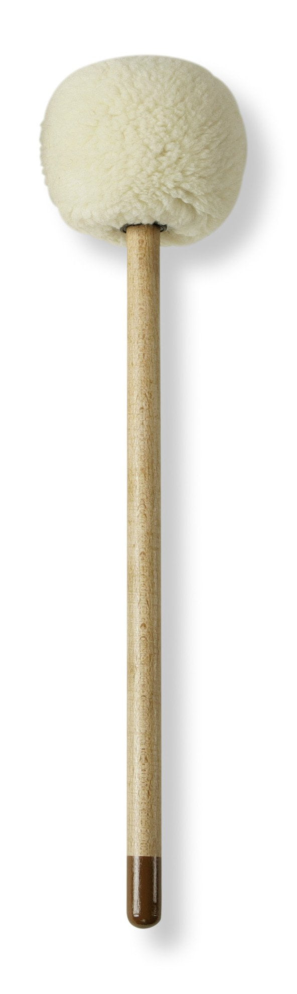 Gong Schlägel mit Teddyfell, Größe 3 kurz