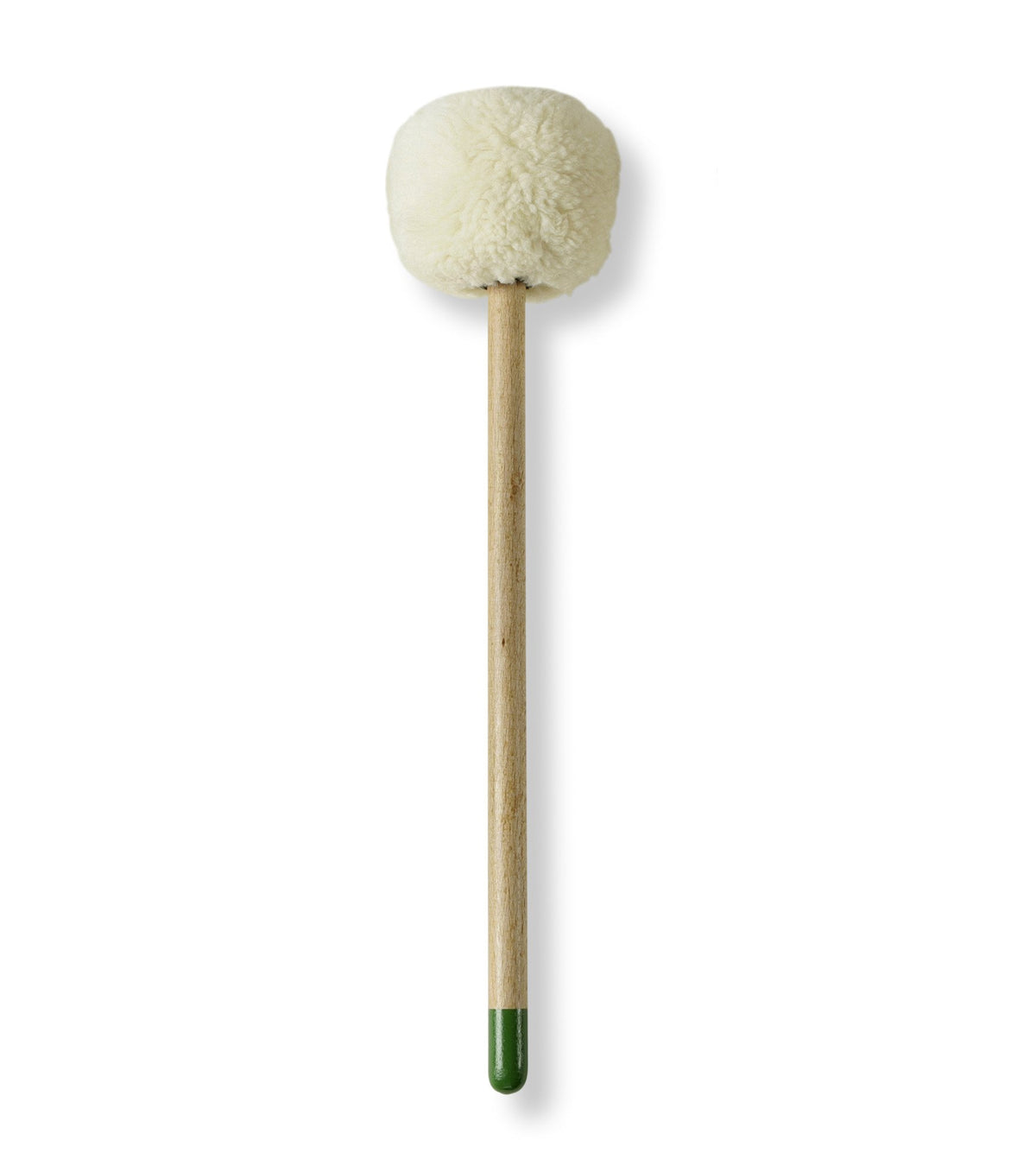 Gong Schlägel mit Teddyfell, Größe 4 kurz