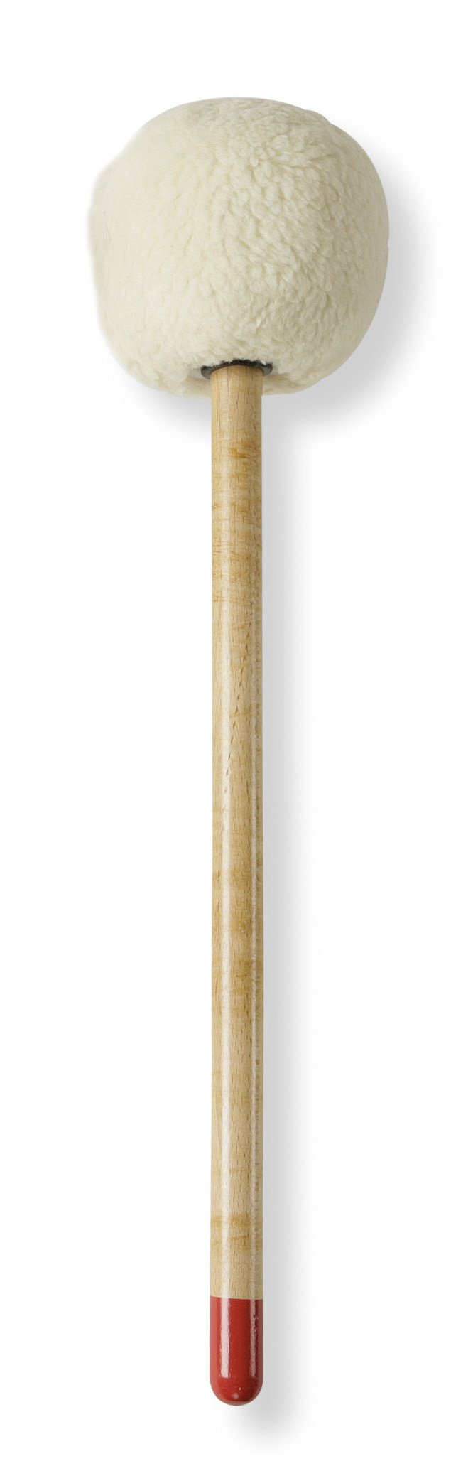 Gong Schlägel mit Teddyfell, Größe 7 kurz