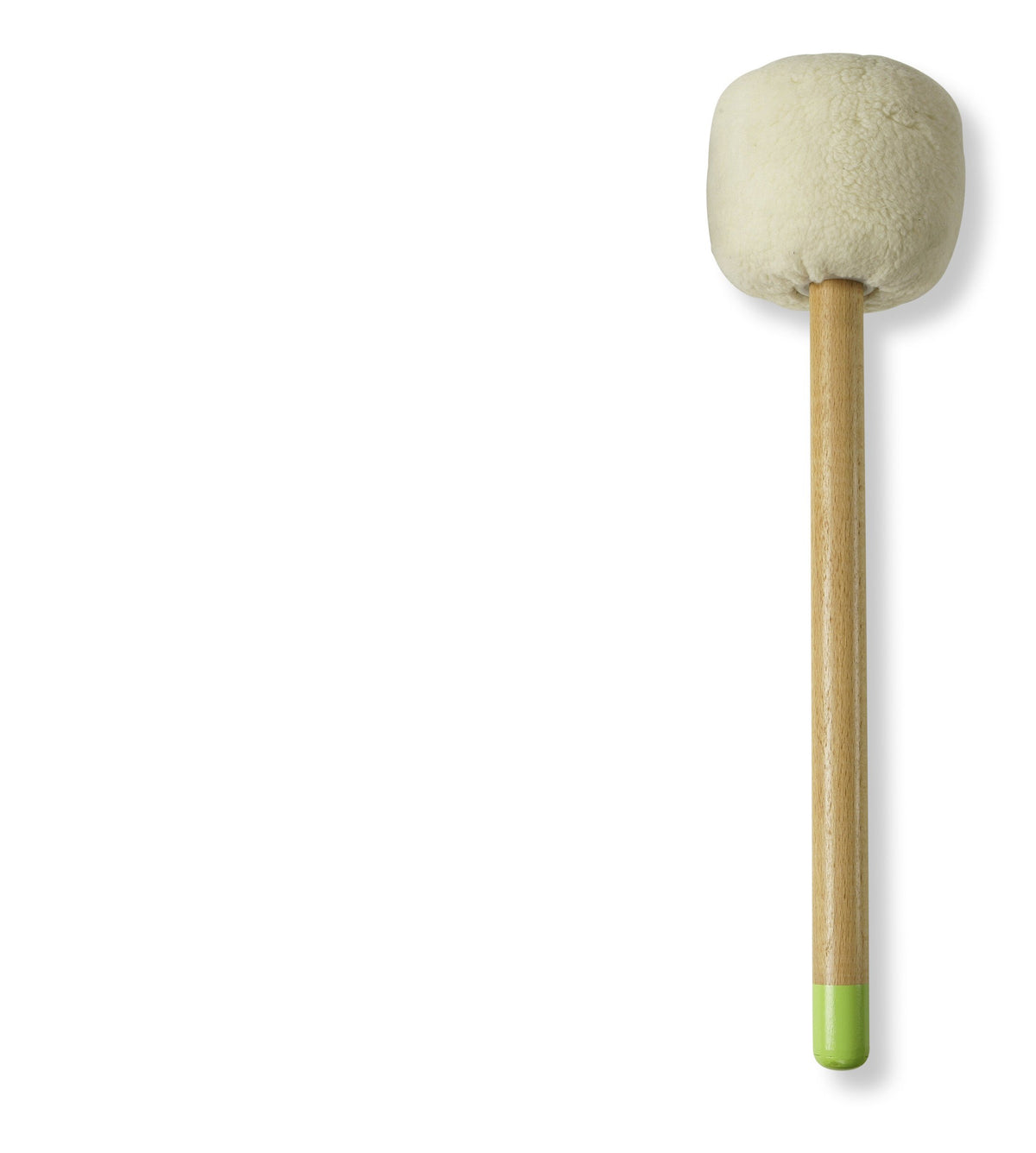 Gong Schlägel mit Teddyfell, Größe 10 kurz