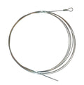 blanke Obertonsaite in d für Oktave Klangmassageliege, 182 cm