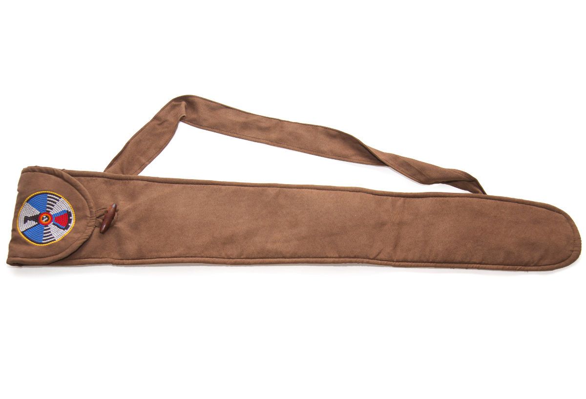 Tasche für Bass Flöten, Leder Look und Stickerei*